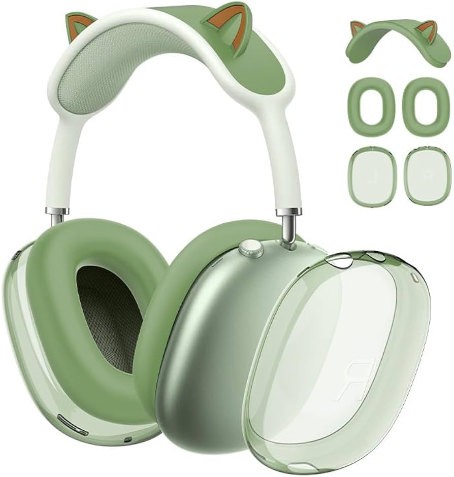 AirPods Max ミントグリーン 緑　黄緑　付属品完備　美品　3か月程使用 AirPods Max ミントグリーン 緑 黄緑 付属品完備 美品 3か月程